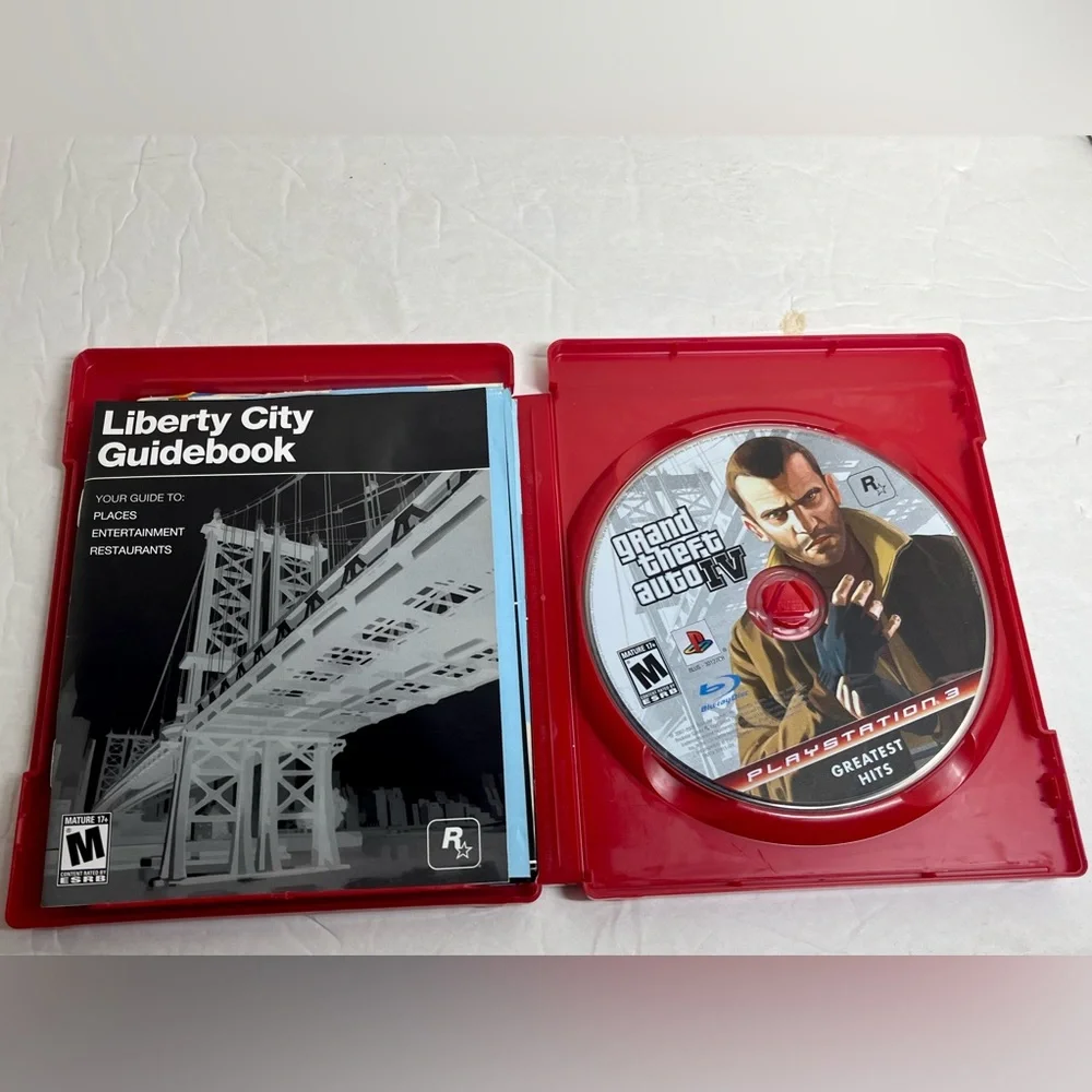 PLAYSTATION 3 GRAND THEFT AUTO IV GREATEST HITS w/LIBERTY CITY GUIDEBOOK 2006-09